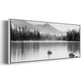 Mountain Reflection - Floater Framed Canvas Print
