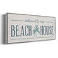 Our Beach House - Floater Framed Canvas Print