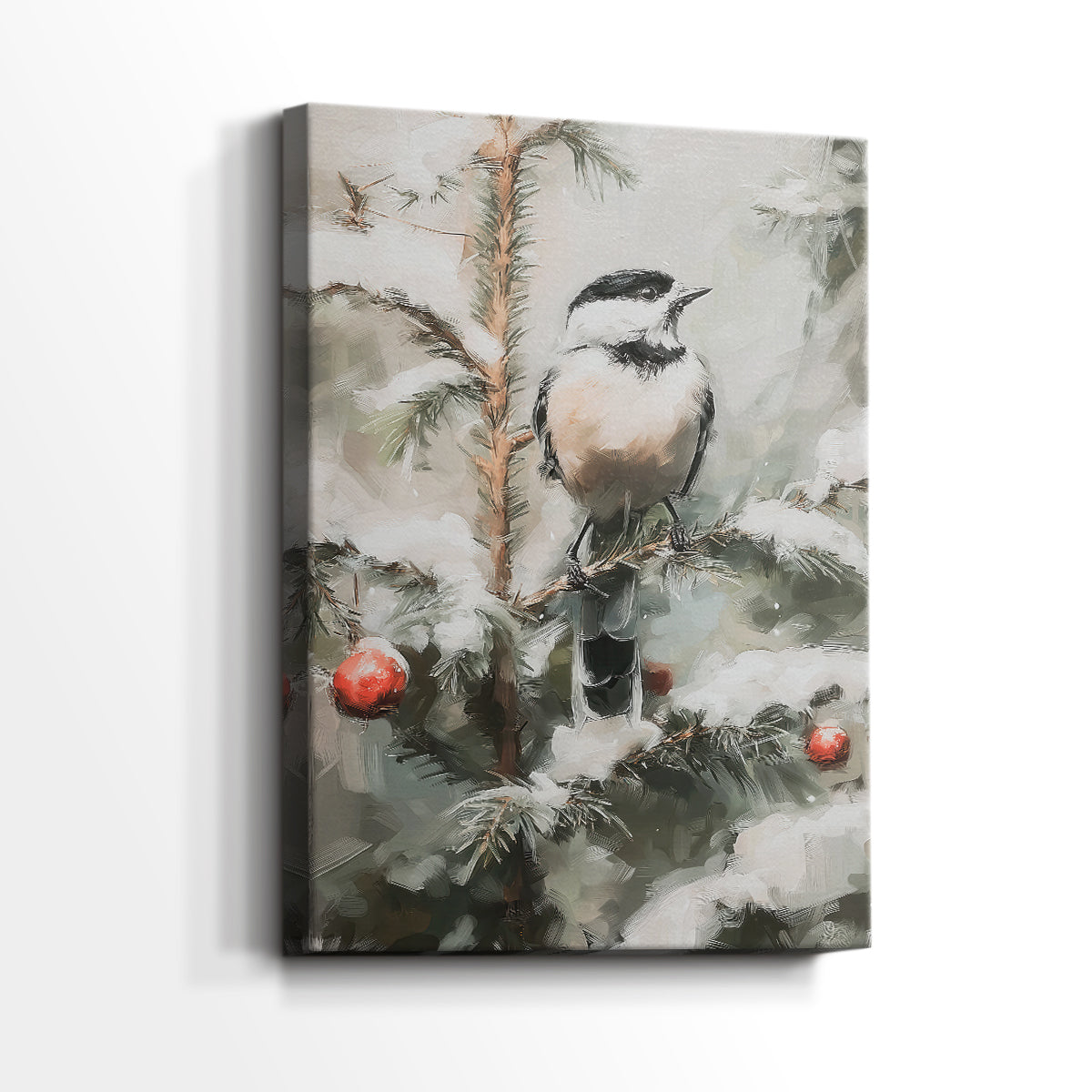 Chalk Midwinter Square - Canvas Art Print