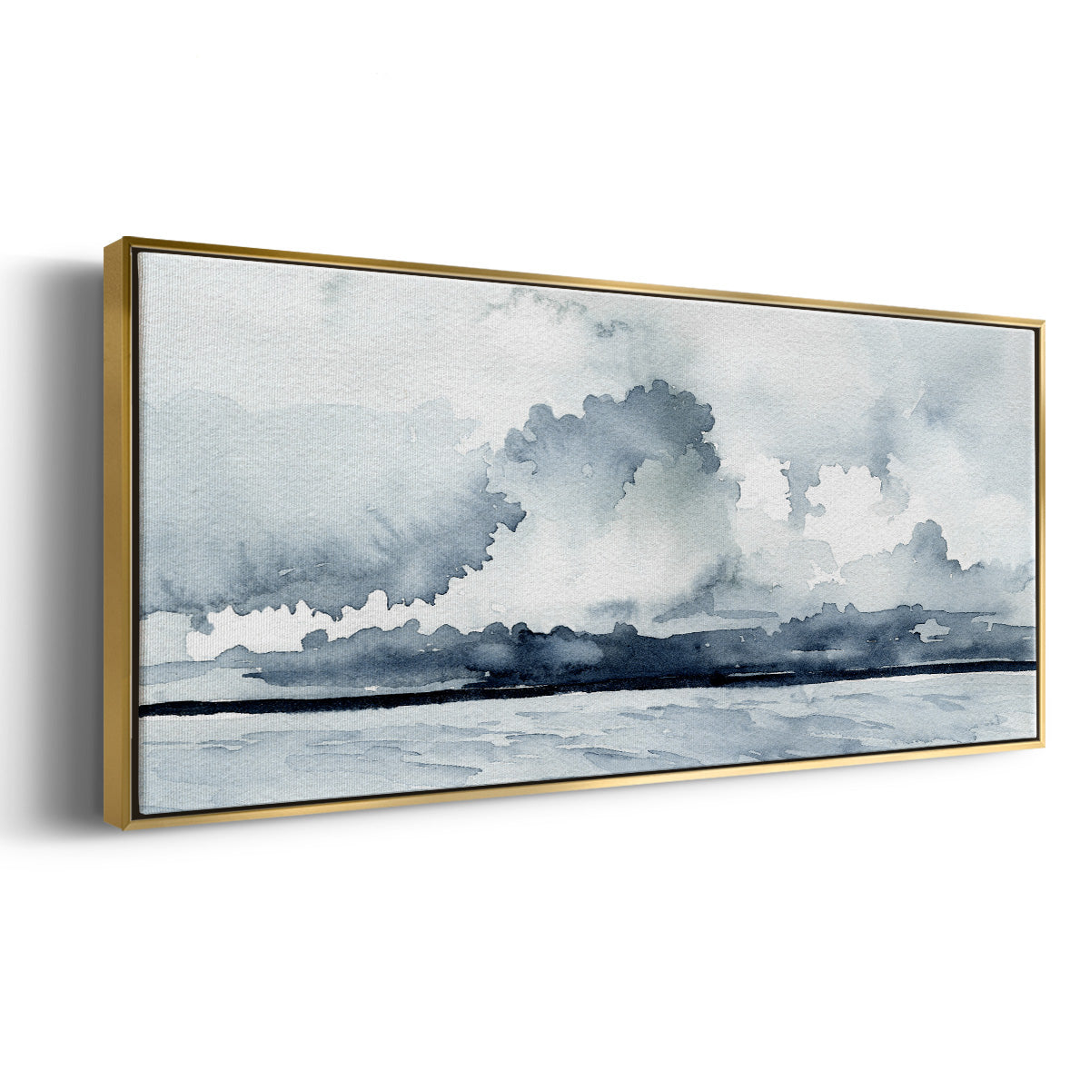 Passing Rain Storm I - Floater Framed Canvas Print