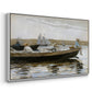 Boys in a Dory, 1873 - Floater Framed Canvas Print