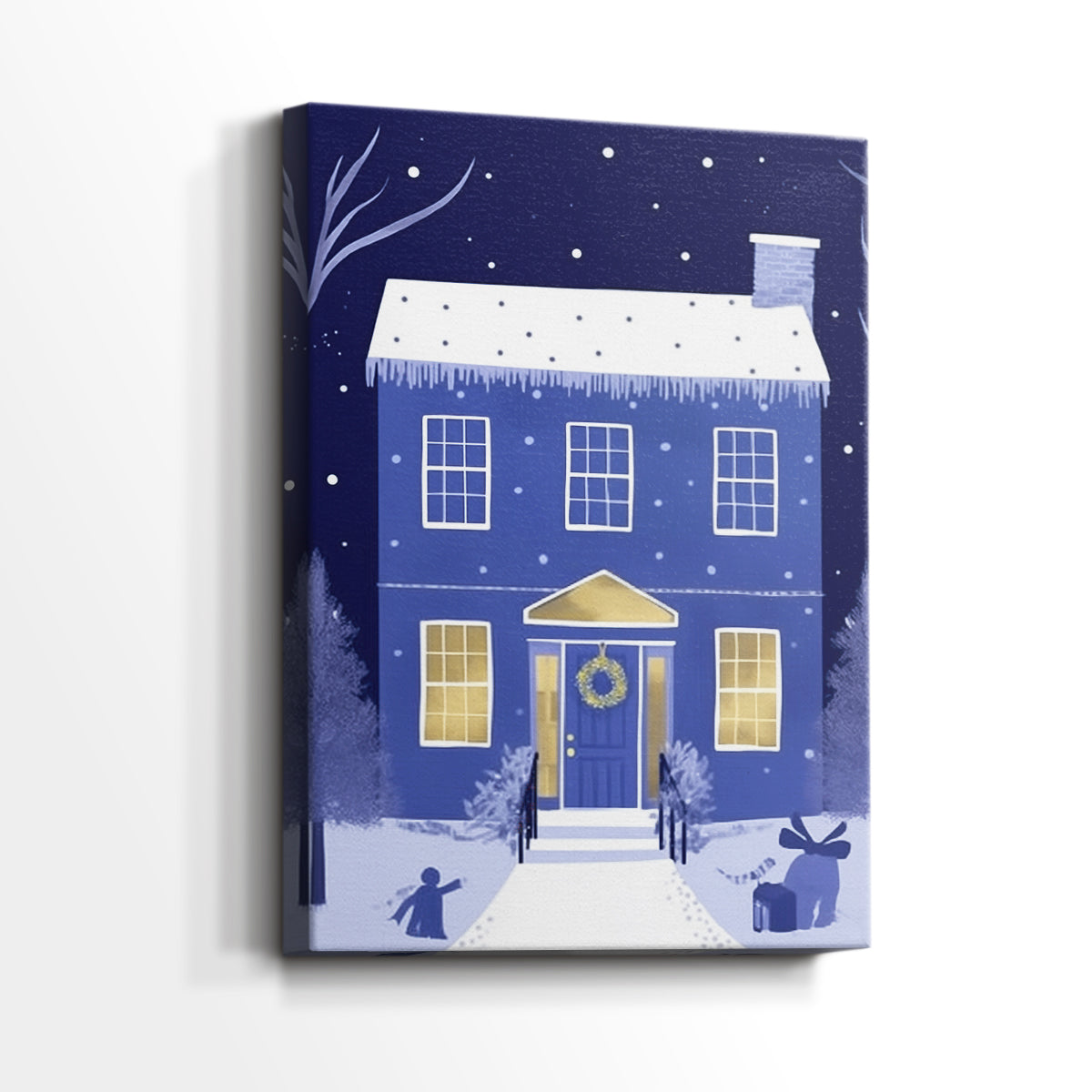 Powder Blue Serenade of Bells - Canvas Art Print