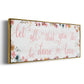 Done In Love - Floater Framed Canvas Print