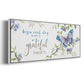 Begin Each Day - Floater Framed Canvas Print