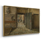 The Conversation, 1884 - Floater Framed Canvas Print