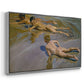 Boys on the Beach, 1910 - Floater Framed Canvas Print