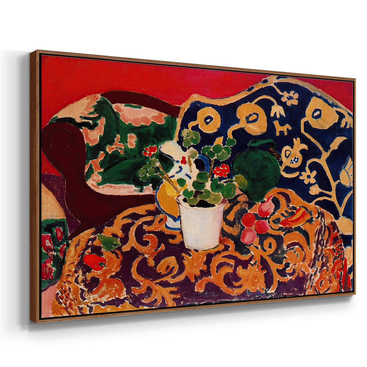 Spanish Still Life, c. 1910 - Floater Framed Canvas Print