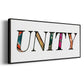 Unity - Floater Framed Canvas Print