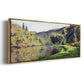 The Seine at Jeufosse, 1884 - Floater Framed Canvas Print