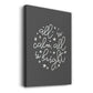 All is Calm, All is Bright  - Dark Gray - Gallery Wrapped Canvas