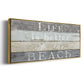 Life Better Beach - Floater Framed Canvas Print