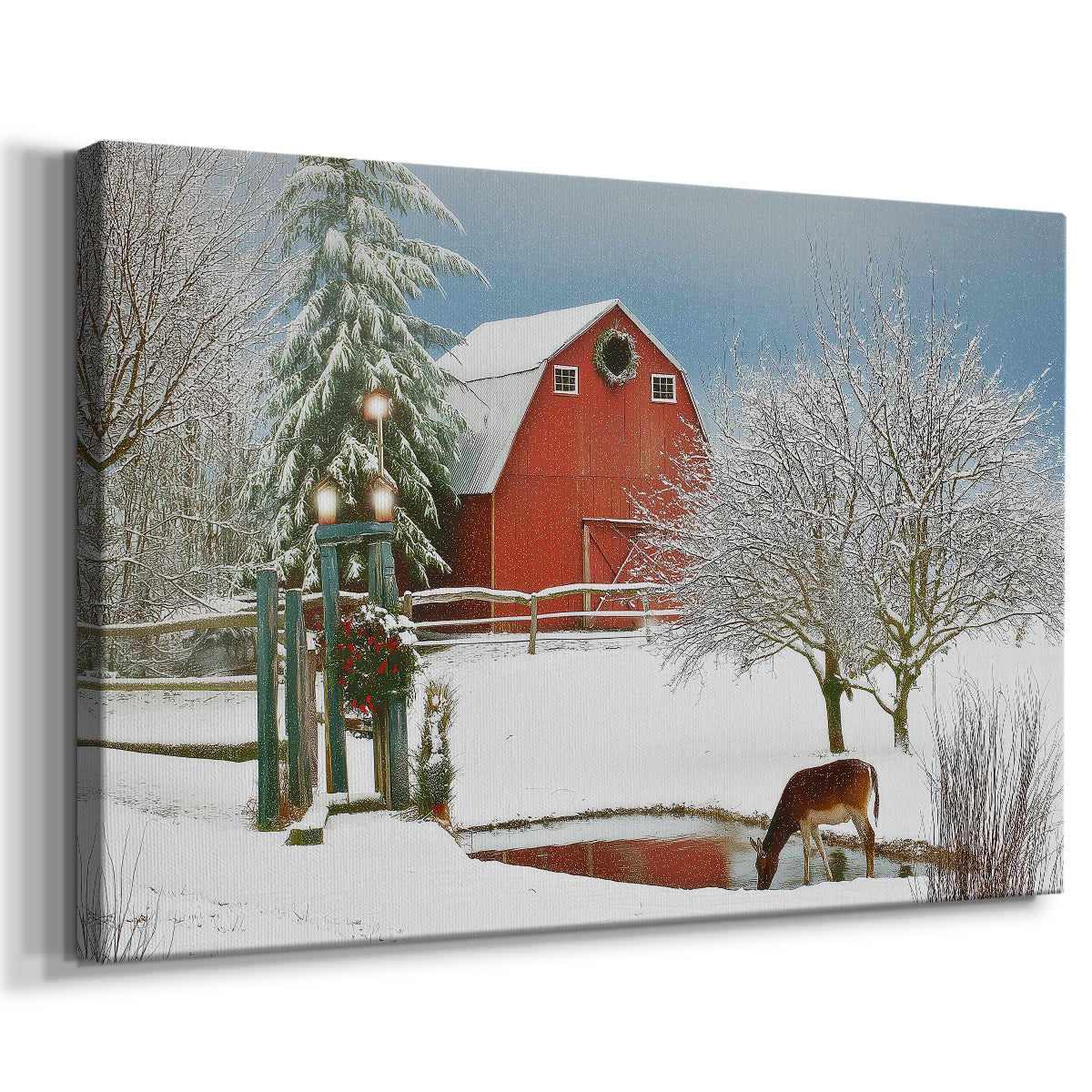 Silver Twilight Carol - Canvas Art Print