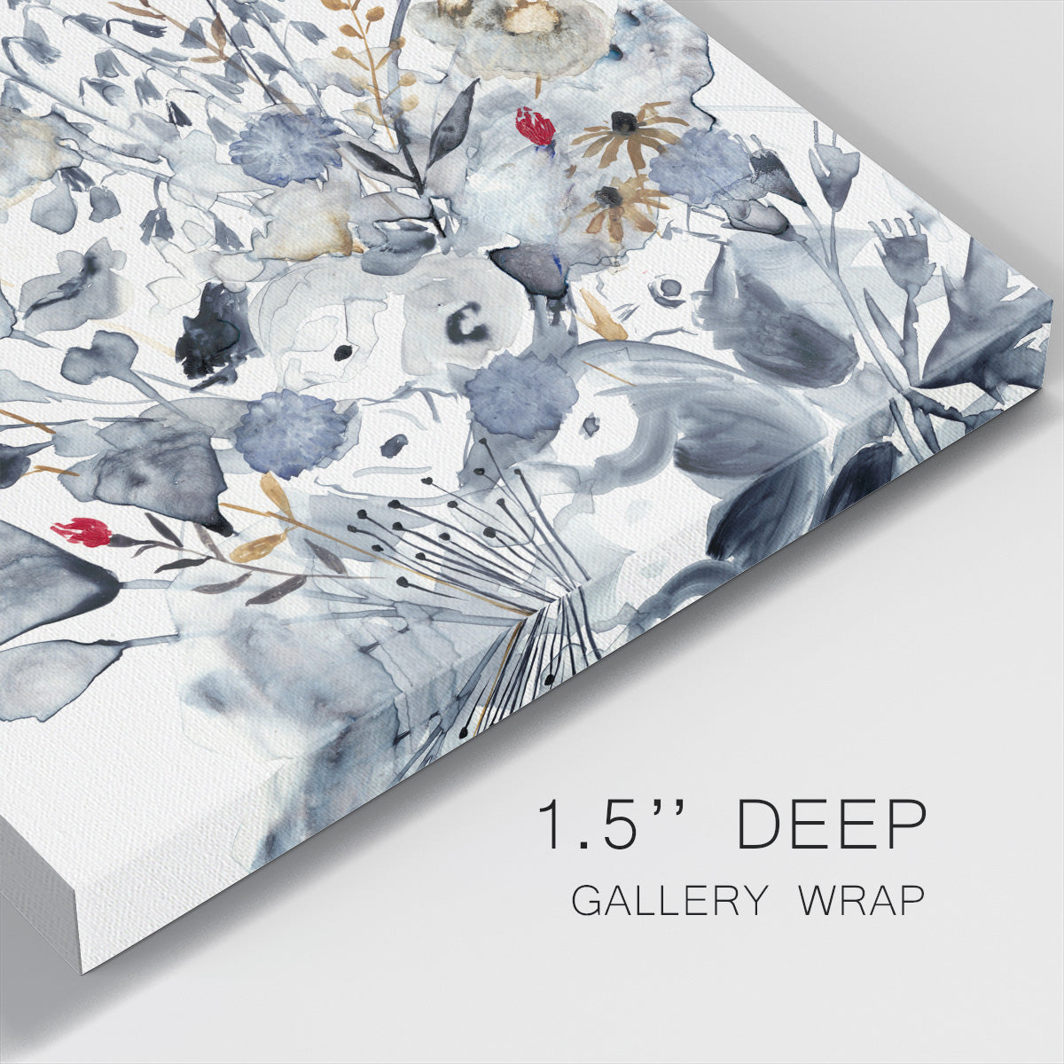 Indigo & Ochre I - Canvas Art Print