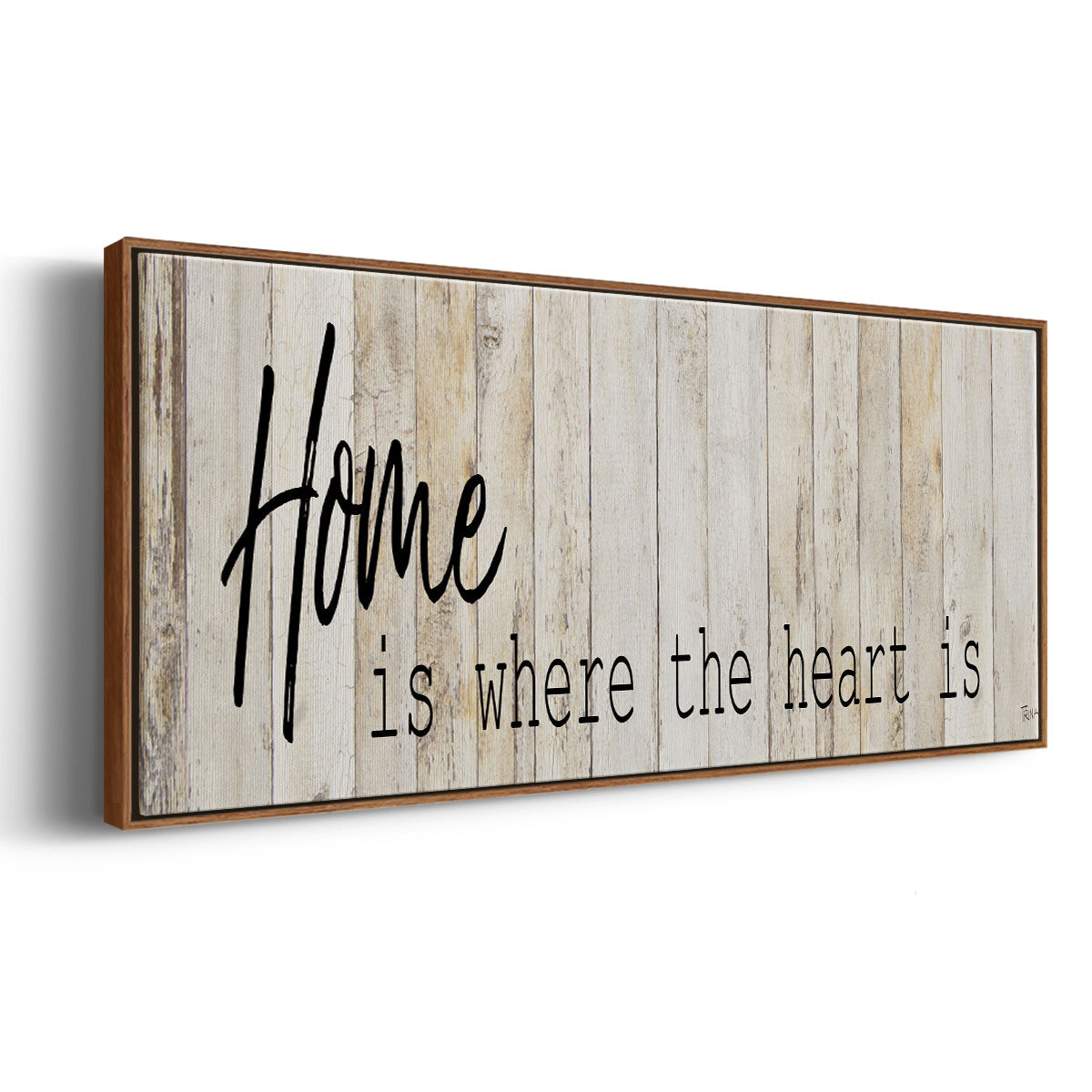 Home - Floater Framed Canvas Print