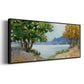 Fall Day - Floater Framed Canvas Print