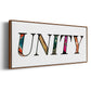 Unity - Floater Framed Canvas Print