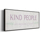 Kind People - Floater Framed Canvas Print
