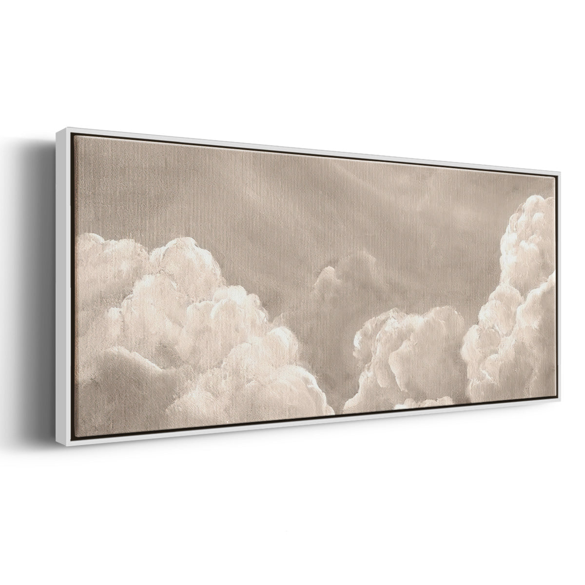 Painted Clouds II - Floater Framed Canvas Print