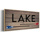 Lake Paddles - Floater Framed Canvas Print