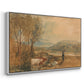 Lulworth Castle, Dorset, c. 1820 - Floater Framed Canvas Print