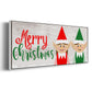 Christmas Elf Couple - Floater Framed Canvas Print