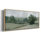 Soft Green Landscape II - Floater Framed Canvas Print