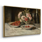 Strawberries and Champagne, c. 1881-1885 - Floater Framed Canvas Print