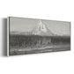 Mount Hood from the Columbia - Floater Framed Canvas Print