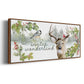 Reindeer Woods - Floater Framed Canvas Print