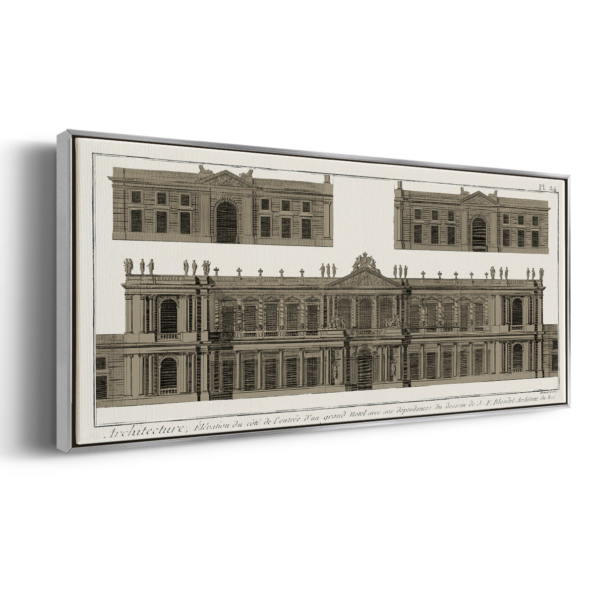 Buildings & Facades I - Floater Framed Canvas Print