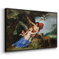 Venus and Adonis, 1632 - Floater Framed Canvas Print