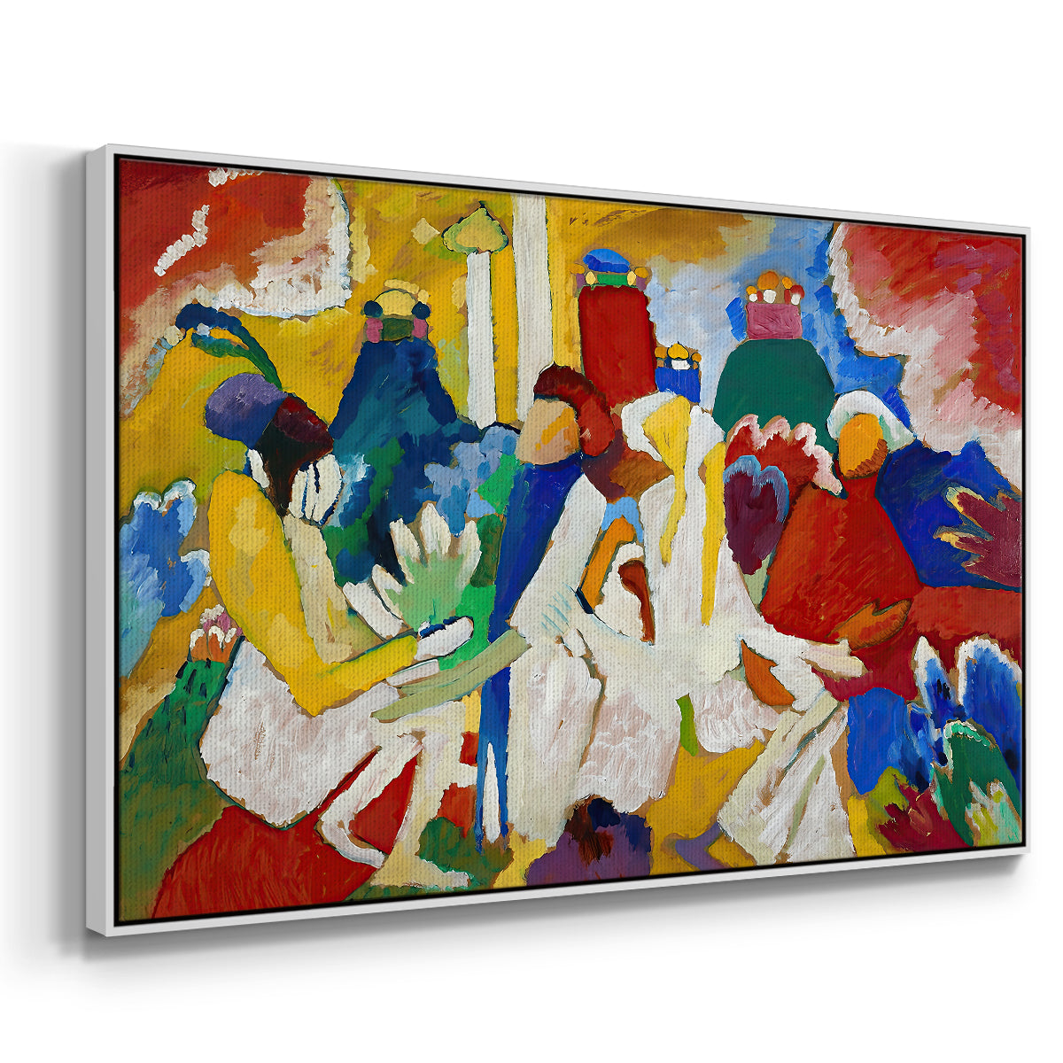 Oriental, 1909 - Floater Framed Canvas Print
