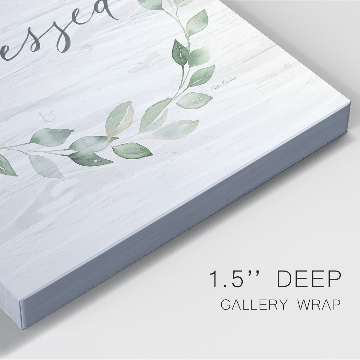 Blessed Wreath Premium Gallery Wrapped Canvas - Ready to Hang