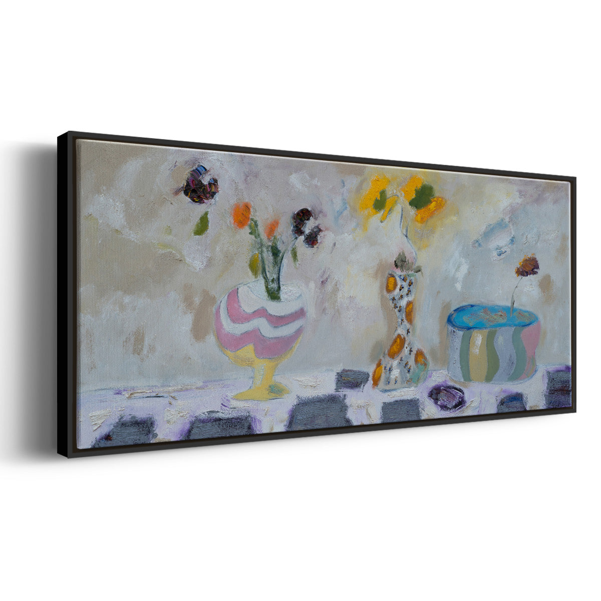 The Ring Leader - Floater Framed Canvas Print