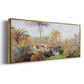 Small Country Farm in Bordighera, 1884 - Floater Framed Canvas Print