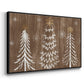 Barnwood Wonderland Collection A - Framed Gallery Wrapped Canvas in Floating Frame