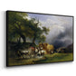 The Harvest Wagon (Der Heuwagen), c. 1850 - Floater Framed Canvas Print