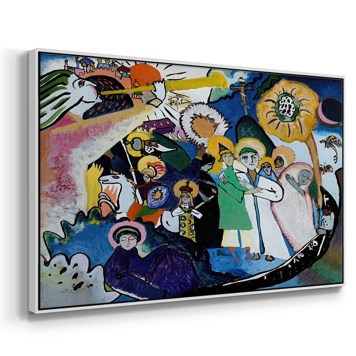 All Saints Day I, 1911 - Floater Framed Canvas Print