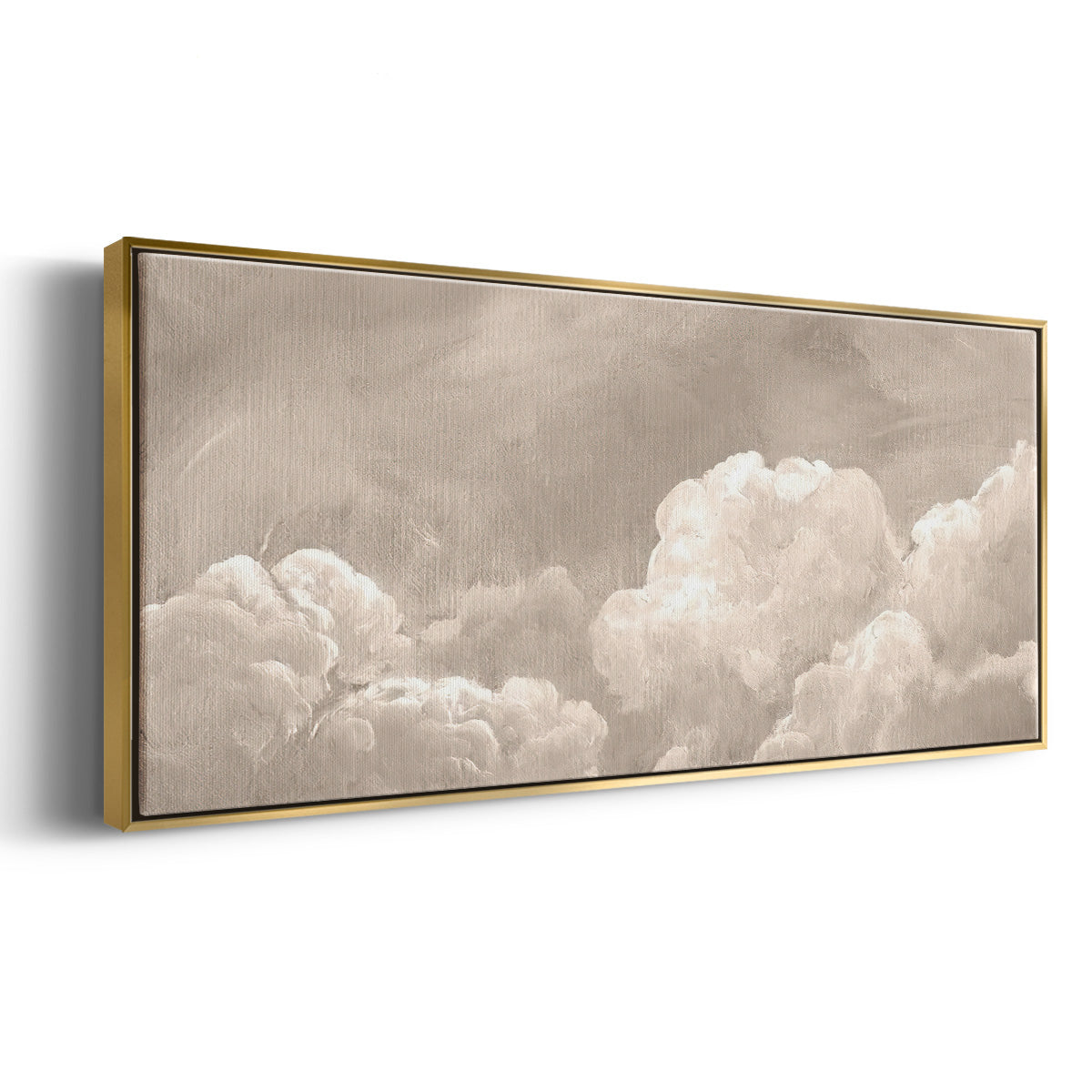 Painted Clouds I - Floater Framed Canvas Print