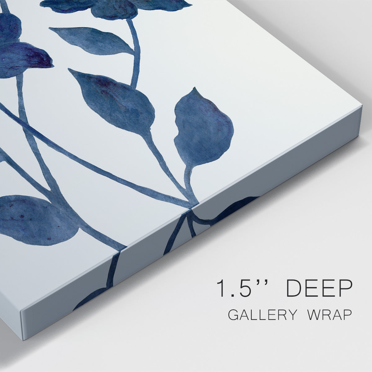 Indigo Bloom II - Canvas Art Print