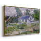 Houses in Auvers, 1890 - Floater Framed Canvas Print