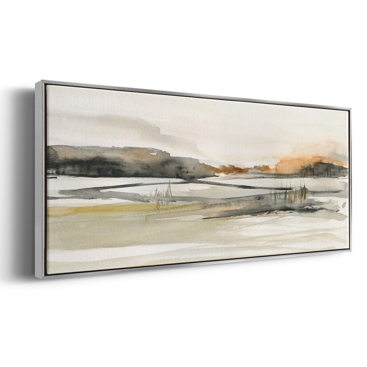 Turnwood Clearing - Floater Framed Canvas Print