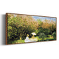 The Garden, 1872 - Floater Framed Canvas Print