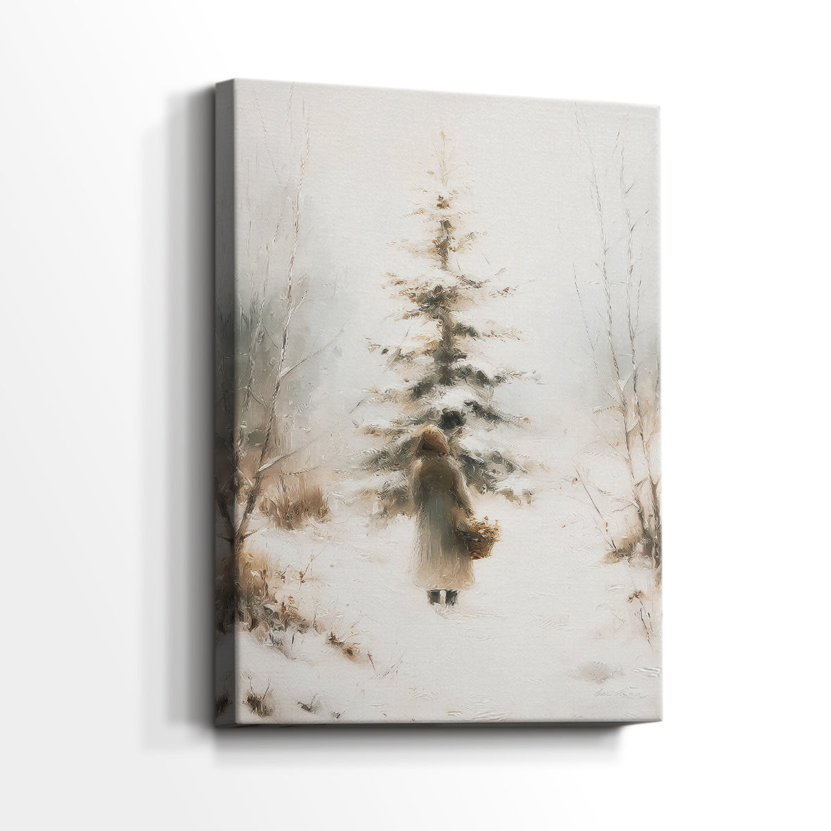 Twilight of Pearled Mistletoe - Canvas Art Print