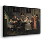 The Waagepetersen Family, 1836 - Floater Framed Canvas Print