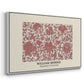 Examples of Chinese Ornament, Pl. XCIII (Morris Inspired), 1867 - Floater Framed Canvas Print