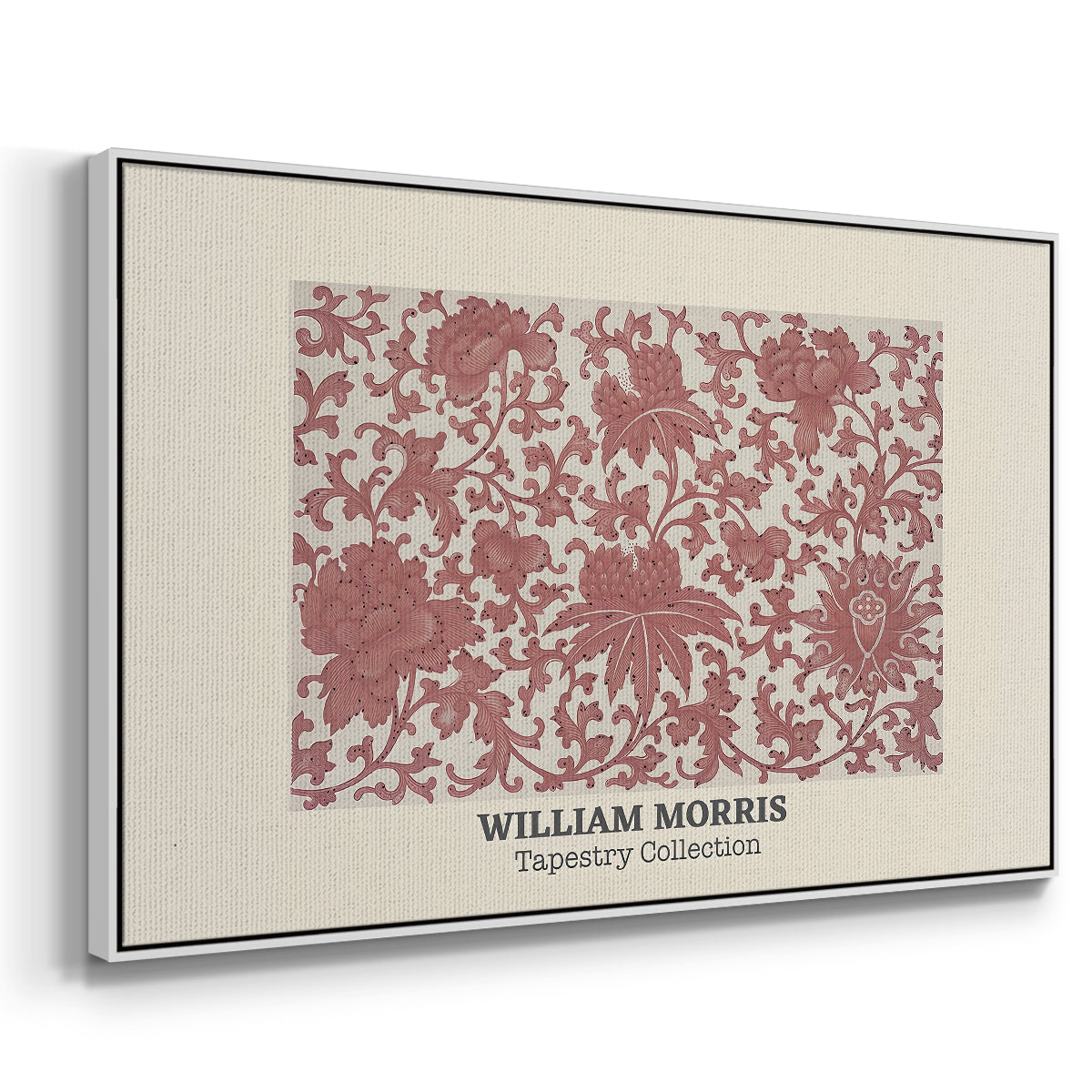 Examples of Chinese Ornament, Pl. XCIII (Morris Inspired), 1867 - Floater Framed Canvas Print