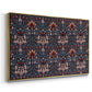 Snakeshead (Printed Textile), c. 1876 - Floater Framed Canvas Print