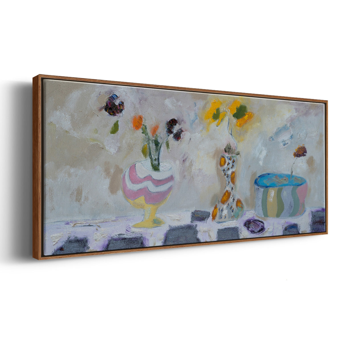 The Ring Leader - Floater Framed Canvas Print