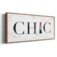 Chic - Floater Framed Canvas Print